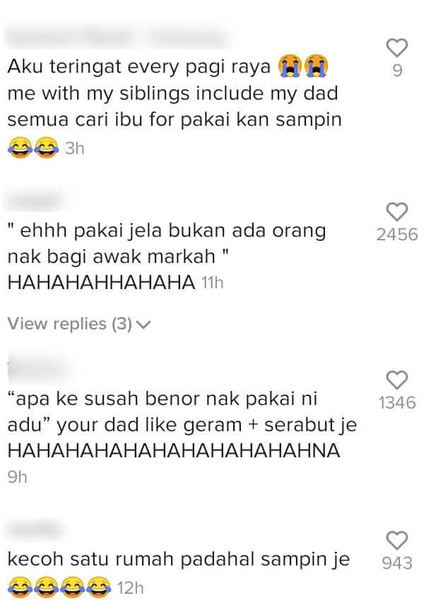 [VIDEO] “Susah Bebenor Nak Pakainya..”-Sarung Samping Je Tapi Kecoh Satu Family
