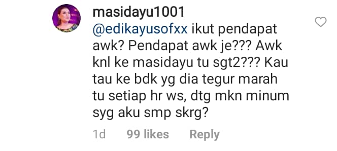 Edika & Azhar Sulaiman Tak Puas Hati, Ini Respon Mas Idayu Ditegur Cara Komen