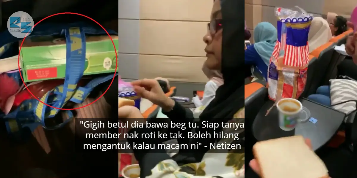 [VIDEO] Seludup Beg Penuh Makanan Dalam Kuliah, Siap Sapukan Jem Untuk Member