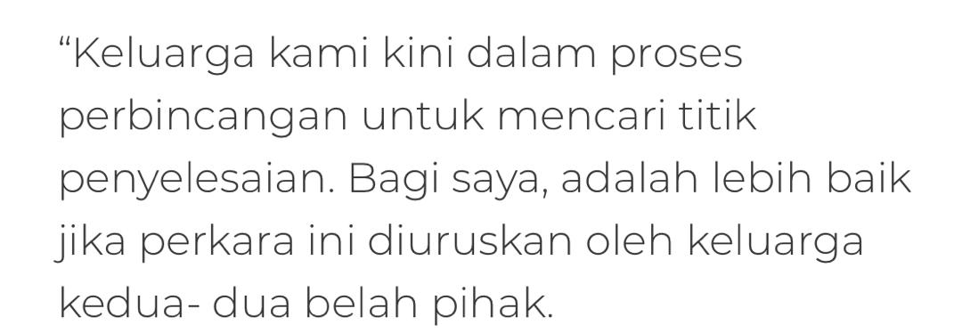 Didakwa Jadi Wali Nikah, Bapa Neelofa Tak Mahu Ulas Apa-Apa Lagi