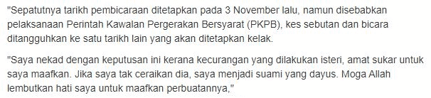 Nampak Nadia Brian Dengan Lelaki Lain, Suami Nekad Tamatkan Krisis Rumah Tangga