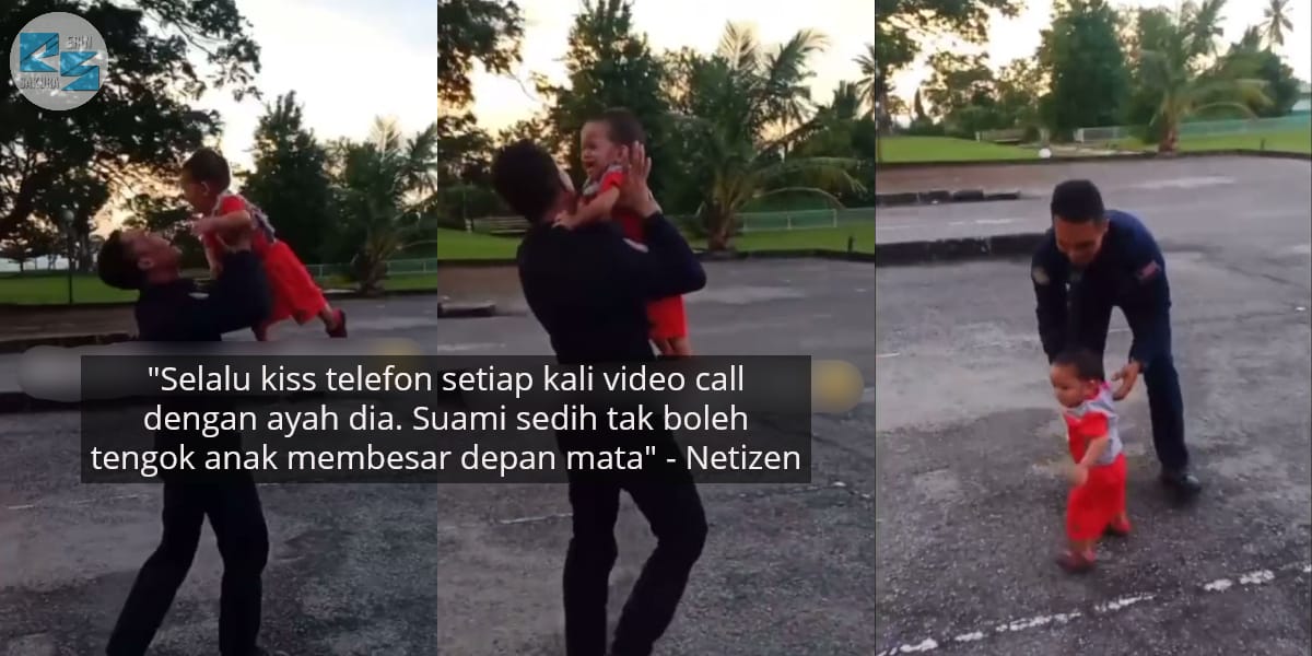 [VIDEO] Terpisah Sejak Umur 10 Bulan, Anak Nangis Mengelak Sebab Tak Kenal Ayah