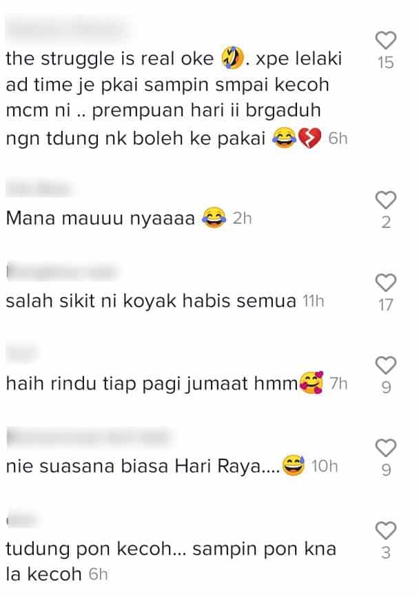 [VIDEO] “Susah Bebenor Nak Pakainya..”-Sarung Samping Je Tapi Kecoh Satu Family