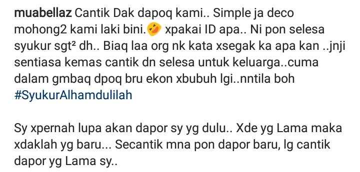 [FOTO] Eksklusif Tapi Sederhana, Ramai Jatuh Hati Tengok Dapur Baru MUA Bella
