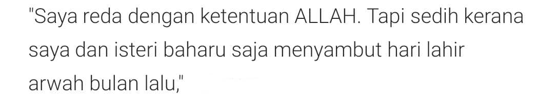 “Pinjaman Cuma Seketika..” – Baru Sambut Birthday, Bayi Ajal Tersedak Susu