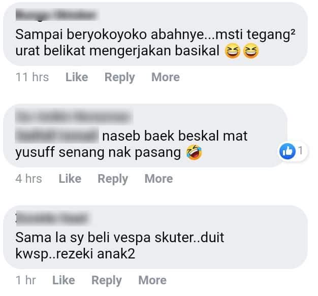 2 Hari Suami Struggle Pasang Basikal Anak, Pelik Mana Bini Simpan Duit Baki