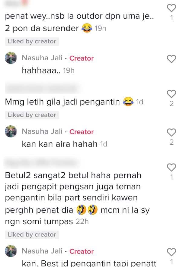 [VIDEO] “Pengapit Pun Penat Tau” – Pengantin Baru Barai Lepas Seharian Kenduri