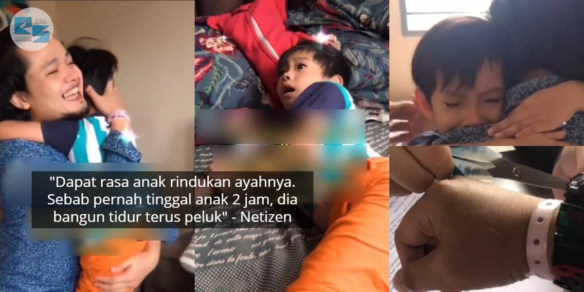 [VIDEO] Anak Nangis Tak Henti, Terkejut Ayah Habis Kuarantin Muncul Depan Mata