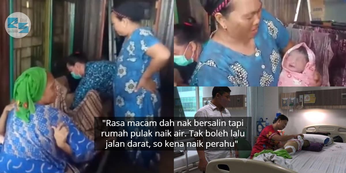 [VIDEO] Beranak Dalam Perahu Waktu Banjir, Ibu Namakan Anak Siti Noor Banjiriah