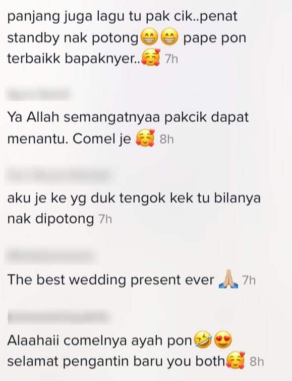 [VIDEO] Pengantin Dah Nak Potong Kek, Ayah Nyanyikan Lagu Kahwin Panjang Sangat