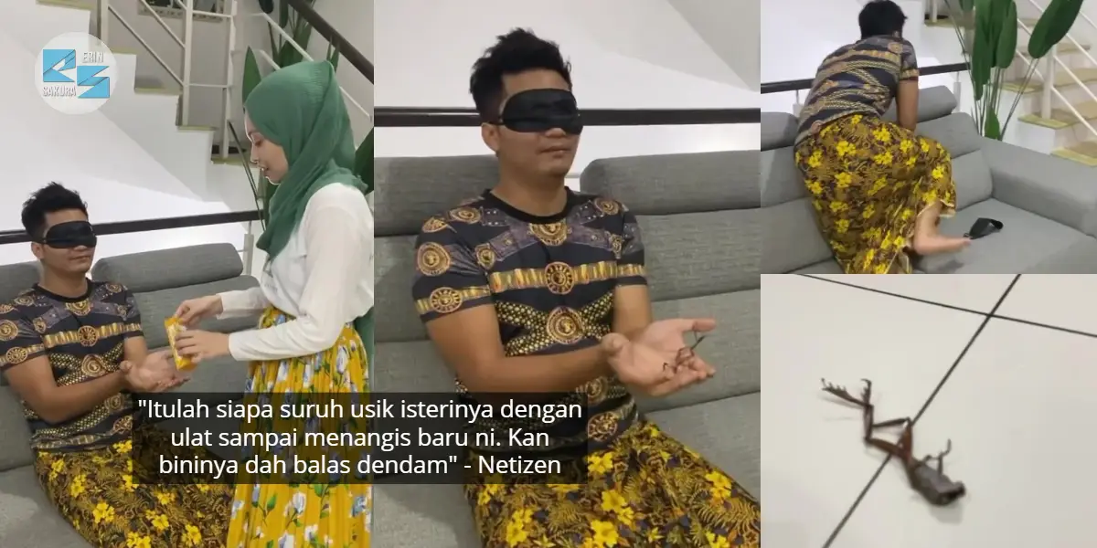 [VIDEO] Baling Ulat Ke Isteri, Suami Dapat Karma Cash Dibalas Dengan Katak