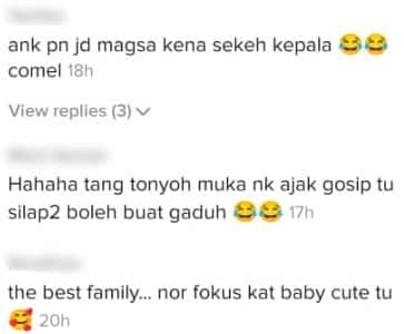 Laki Bini Sibuk Membawang, Tapi ‘Muka Blur’ Anak Fizi Ali Comel Jadi Perhatian