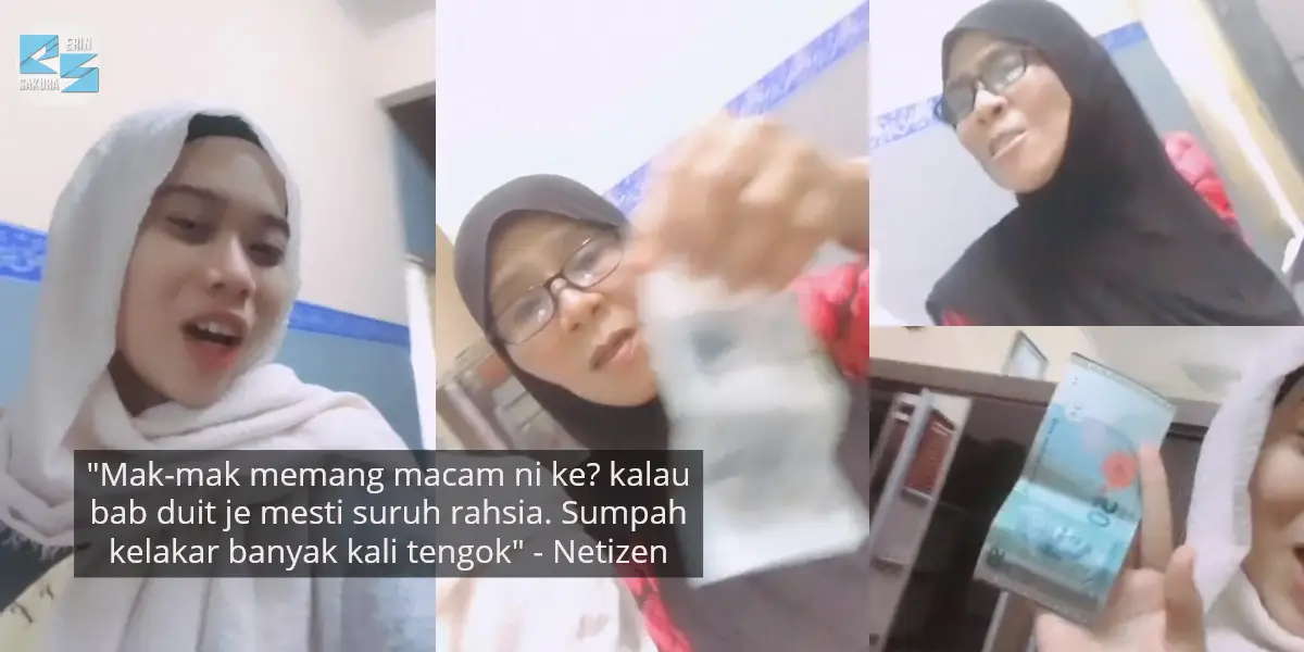 [VIDEO] Over Kecoh Bila Dihulur RM 50, Mak Terus Gelabah Takut Rahsia Kantoi
