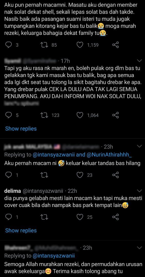 [VIDEO] Tertinggal Bas Masa Singgah R&R, Lelaki Lencun Berkejar Atas Highway