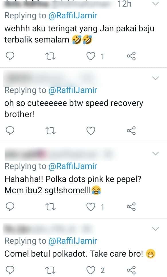 Lelaki Kongsi Suasana Pusat Kuarantin, Baju Ibu Bersalin Pula Curi Perhatian