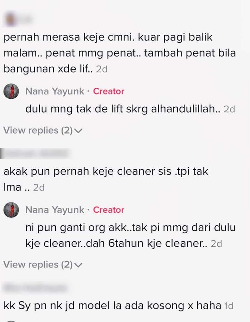 [VIDEO] Janji Halal & Tak Memilih, Model Bangga Dedah Kerja Jadi Cleaner