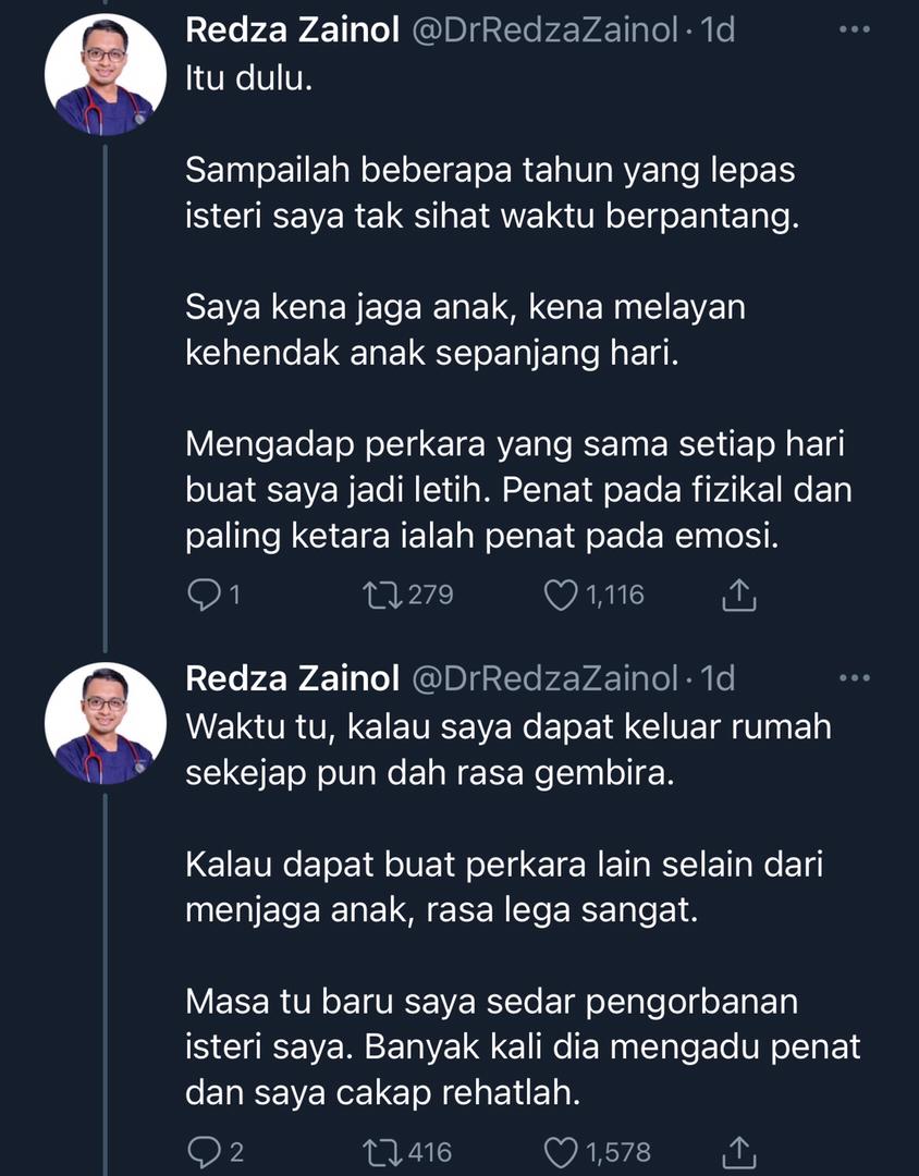 Suami Nampak Isteri Terbaring Lesu Macam Pemalas, Rupanya Emosi Tengah Penat