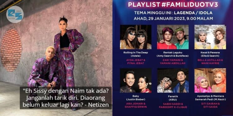 Tiada Foto Dalam Poster Famili Duo, Naim Akui Belum Buat Sebarang Persiapan