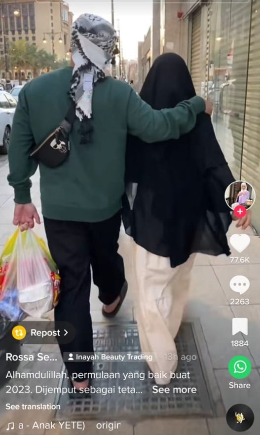 Aksi Mesra Semasa Umrah, Shuk Sahar Bagi Effort Lebih Untuk Pujuk Sera