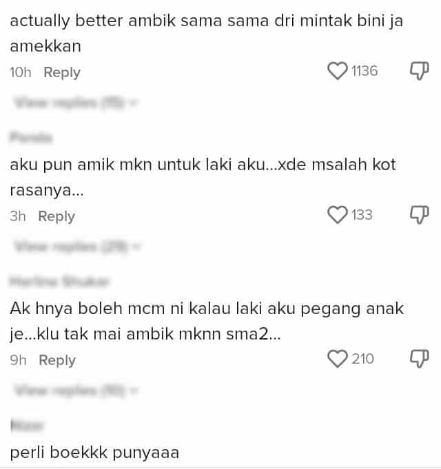 Hanya Tunggu Isteri Ambilkan Makanan, Suami Fatin Diperli- “Tak Boleh Pakai”