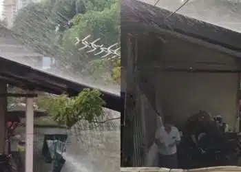 [VIDEO] Redah Banjir Dalam Kelapa Sawit, Berdekah Member Tenggelam Masuk Air