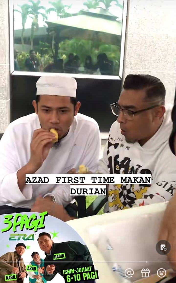 46 Tahun Hidup Azad ‘First Time’ Makan Durian, Eira Tak Puas Hati