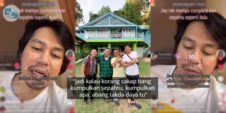 Riak Wajah Sedih Semasa Live, Jep Luah Tak Mampu Kumpulkan Sepahtu Seperti Dulu