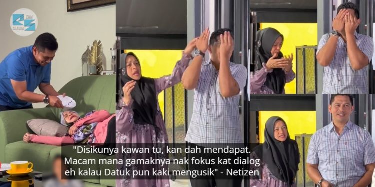 Terus Melatah Bila Diusik, Datuk Fizz Terdiam Kena Cepuk Dengan Noorkhiriah