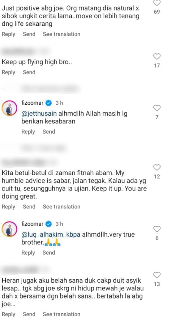 “Rezeki Allah Dari Pelbagai Bentuk, Difitnah Pun Salah Satu Rezeki” – Fizo Omar