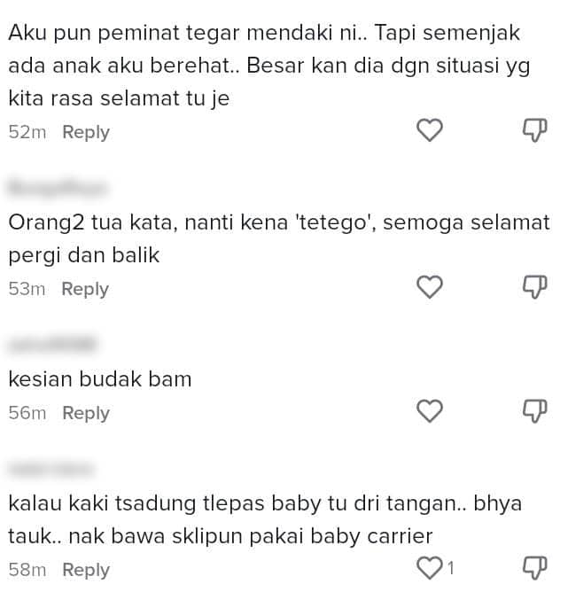 Anak Baru Berusia Kurang 5 Bulan, Bapa Tenang Bawa Pergi Hiking Tanpa Carrier