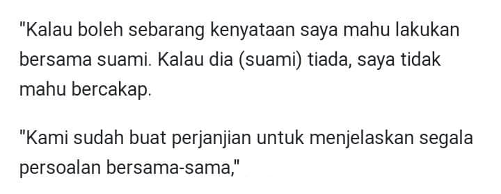 “Kami Dah Janji Nak Jelaskan Bersama. Tiada Ungku, Saya Takkan Bercakap” – Nad
