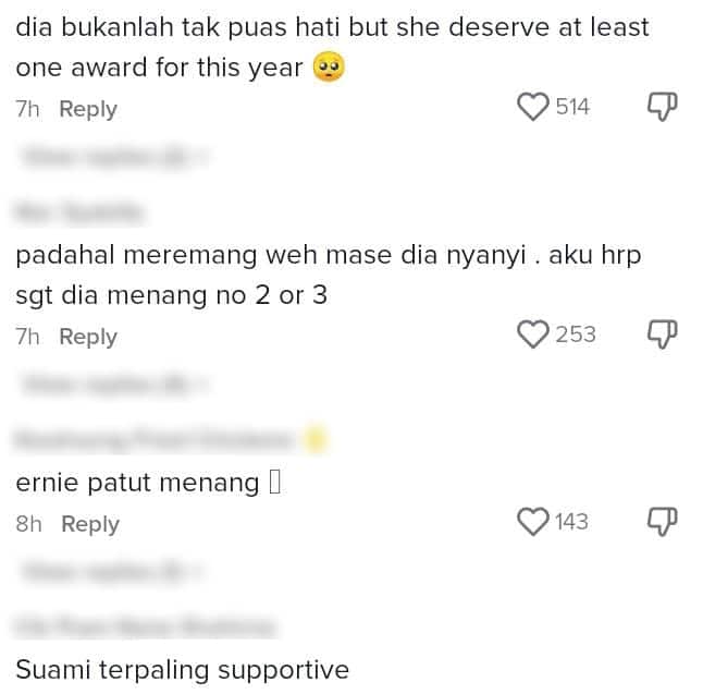 Dijangka Tercalon Top 3, Syamel Sebak Ernie Tak Menang Sebarang Award