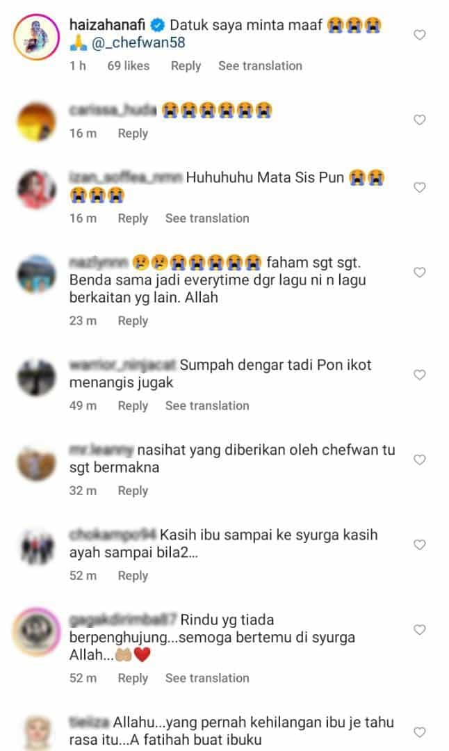 Terkesan Dengar Lagu Dimainkan DJ, Chef Wan Teruk Menangis Teringatkan Cik Ani