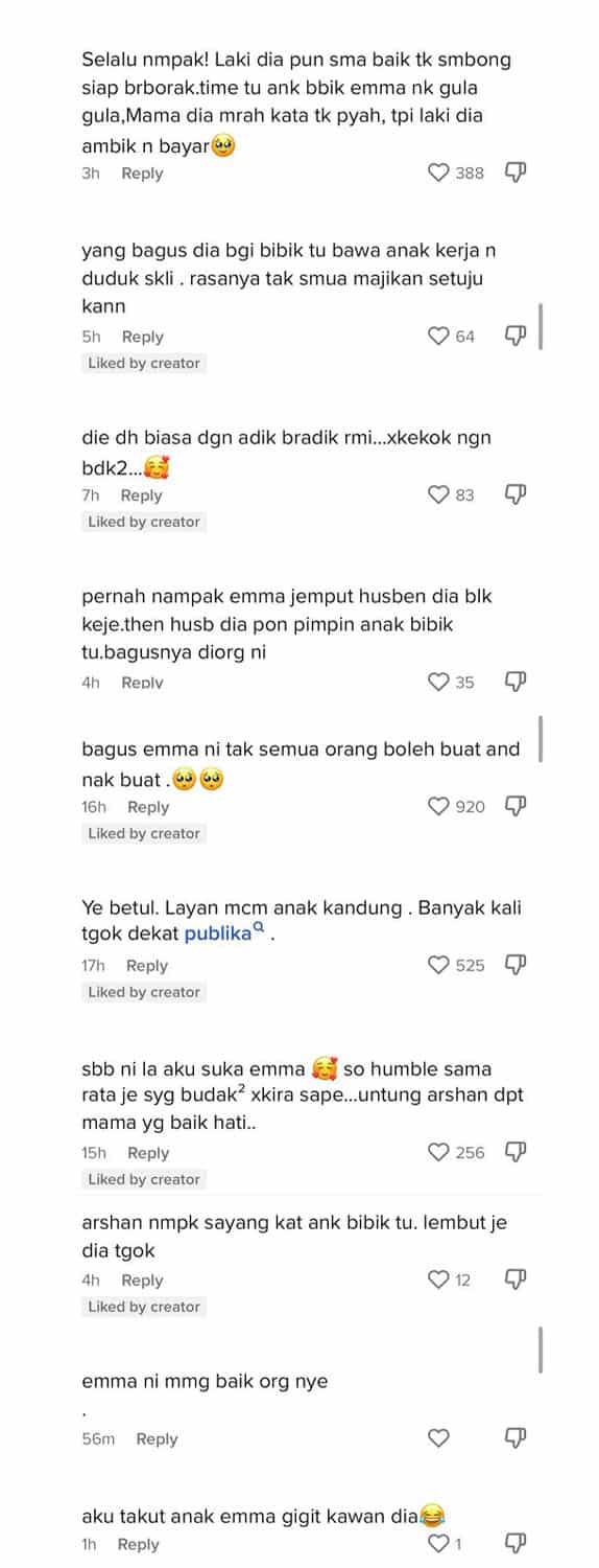 Layan Anak Bibik Macam Anak Sendiri, Netizen Puji Sikap Emma Tak Pilih Bulu