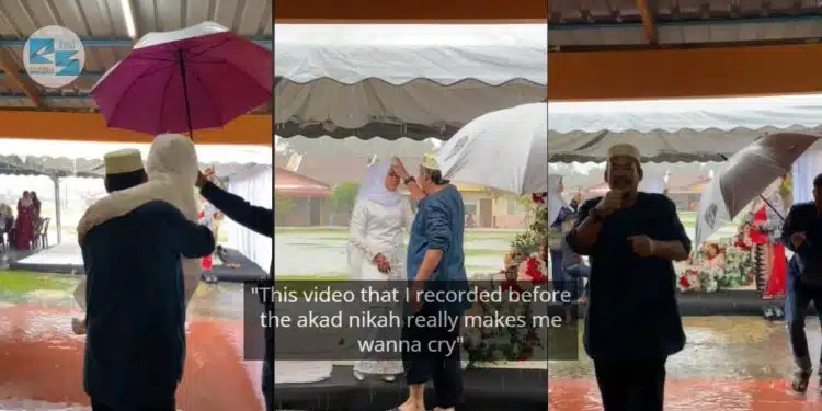 [VIDEO] Ayah Angkat Anak & Redah Hujan Demi Perkahwinan Anaknya
