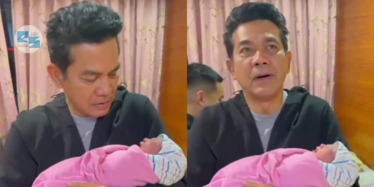 Rosyam Nor Timang Cucu Kelima, Syukur Dapat ‘Anugerah’ Comel Di Bulan Ramadhan