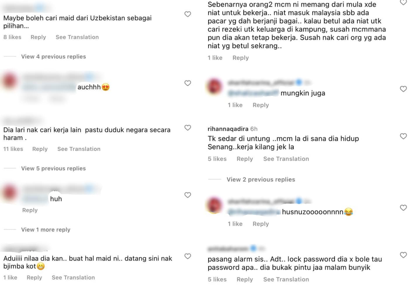 Baru 6 Jam Bekerja, Pembantu Rumah Sharifah Zarina Lari Sempat Rembat Tuala